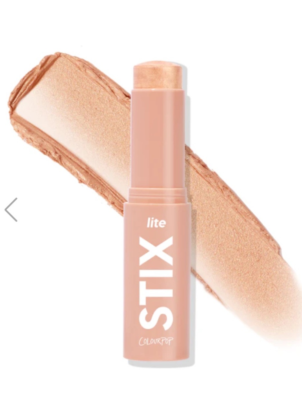 ColourPop Lite Stix Cream Highlighter Stick – Molten Hot (Warm Peach Gold)